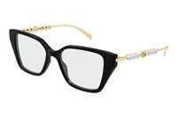 Monture de lunettes Gucci Femme GG1969O001-BLACK-GOLD-TRANSPARENT51